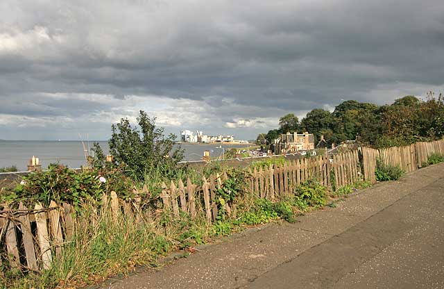 View from Granton Road, looking across Lower Granton Road to Granton Harbur