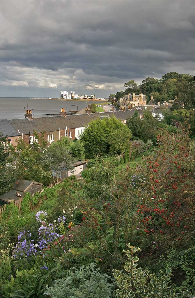 View from Granton Road, looking across Lower Granton Road to Granton Harbur