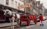 Grassmarket  -  Beer Delivery  -  September 1993