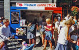 Snack Van in the Grassmarket  -  'The French Connection'  -  photographed 1995