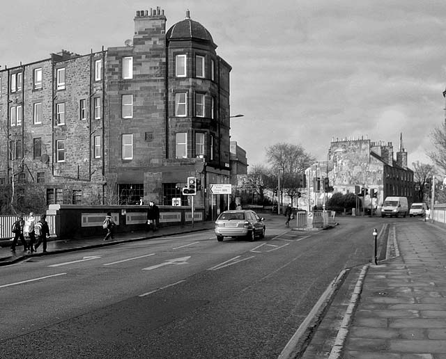Great Junction Street - Bridge over the old railway. Looking NW, 2011