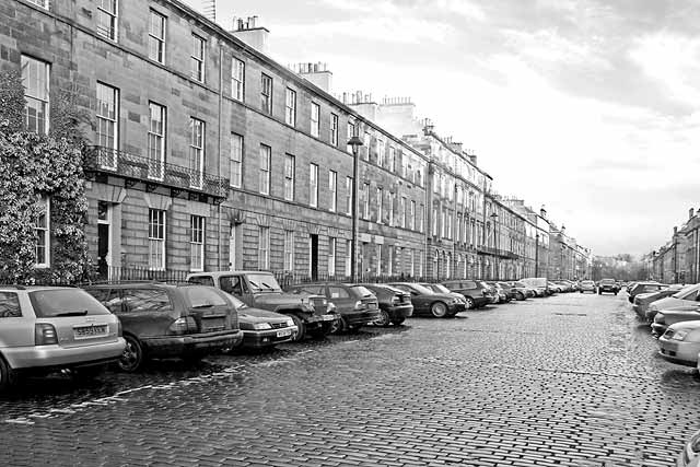 View to the east along Great King Street from Howe Street  -  December 2007