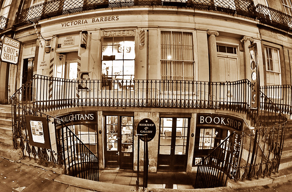 3 and 3a Haddington Place, Victoria Barbers + McNaughtan's Bookshop