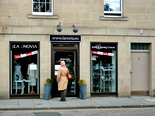 Shop at 10 Hamilton Place, Stockbridge - Photographed July 3, 2010