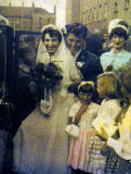 Dave Ferguson's Wedding, Hay Drive, Craigmillar, 1956