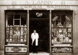 A Lanny and his ice cream shop in Henderson Street, Leith,1924