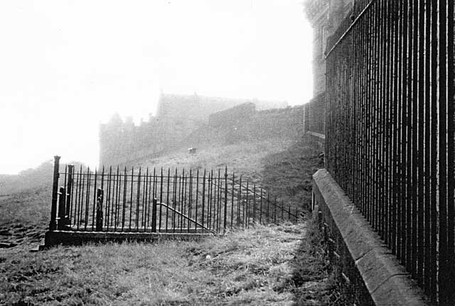 Dumbiedykes Survey Photograph - 1959  -  Steps leading from Heriot Mount to Holyrood Park