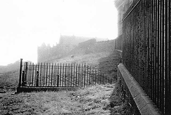 Dumbiedykes Survey Photograph - 1959 - Steps leading from Heriot Mount to Holyrood Park