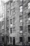 Dumbiedykes Survey Photograph - 1959  -  Washing hanging from the front of the houses in Heriot Mount