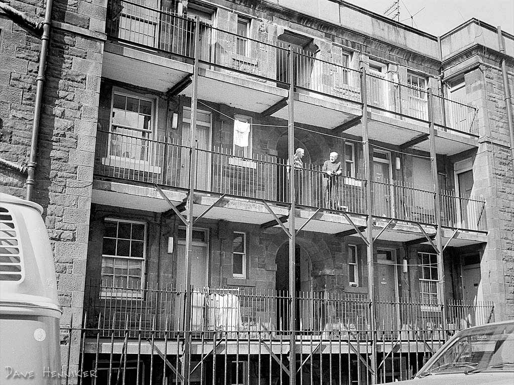 Edinburgh Streets  -  High School Yards, around 1975