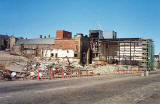 Demolition of brewery buildings in Holyrood Road  -  1995