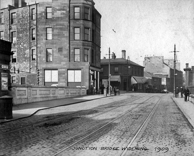 Junction Bridge, Leith  -  Road Widening  -  1909