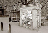 Police Box at Lauriston Place, and Police Box Coffee Bar at the northern end of Middle Meadow Walk