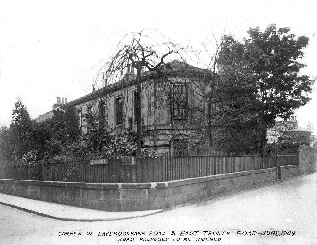 The corner of East Trinity Road and Laverockbank Road  -  1909