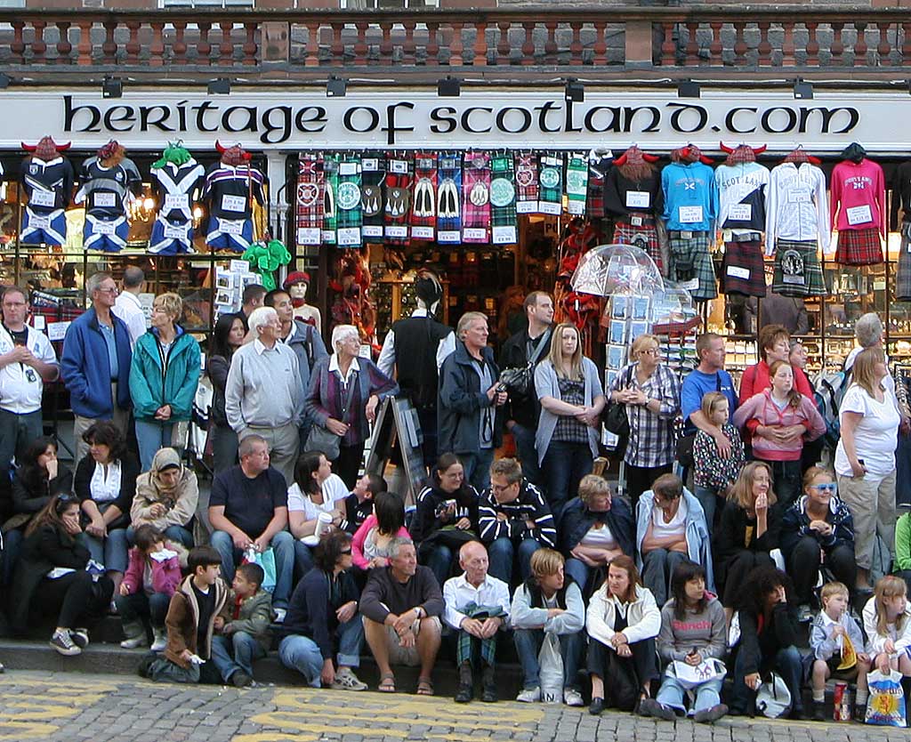 Clan Parade from Holyrood Park to Edinburgh Castle Esplanade  -  July 25, 2009