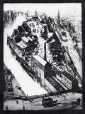 View to the North-east, looking down the Water of Leith  -  Junction Bridge in the foreground  -  Photograph possibly taken around the 1880s