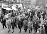 Miners' Gala Day - March up Leith Street, 1960 