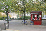 Snack Bar in front of St Mary's Roman Catholic Cathedral at the top of Leith Walk