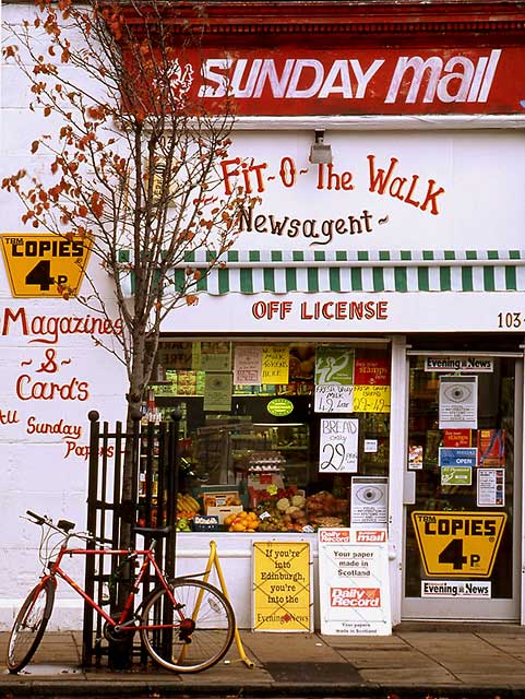 Edinburgh Shops  -  103 Leith Walk  -  1995