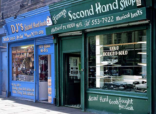 Edinburgh Shops  -  176 + 174 Leith Walk  -  1996