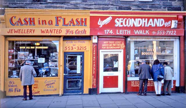 Edinburgh Shops  -  176 + 174 Leith Walk  -  1991