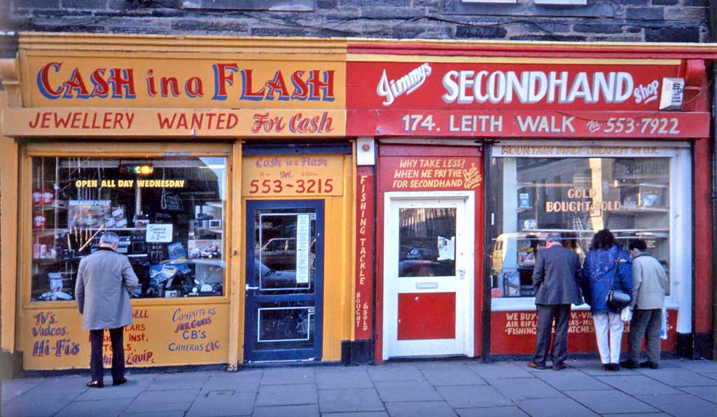 Edinburgh Shops  -  176+174 Leith Walk  -  1991