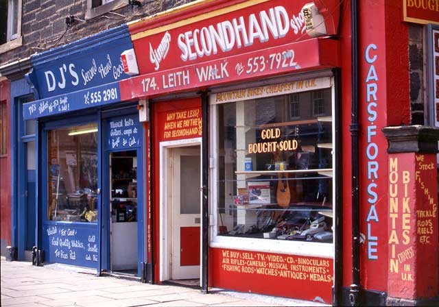 Edinburgh Shops  -  176 + 174 Leith Walk  -  1992