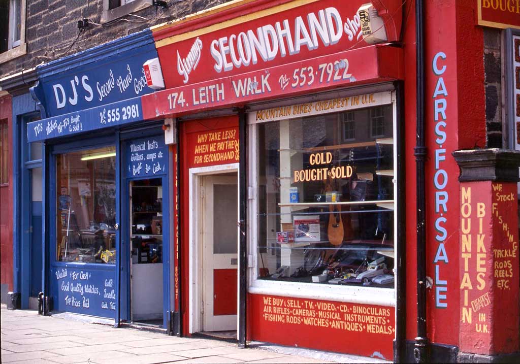 Edinburgh Shops  -  176+174 Leith Walk  -  1992