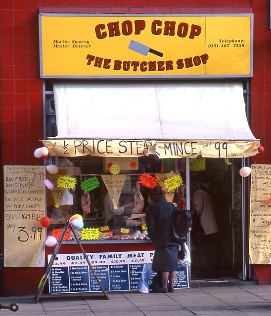 Edinburgh Shops  -  181 Leith Walk  -  1999
