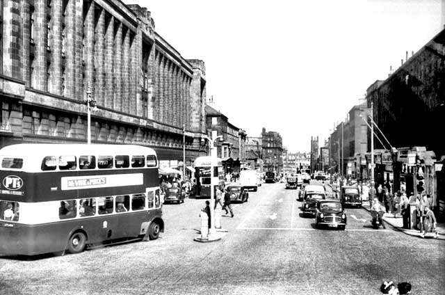 The top of Lothian Road - 1959