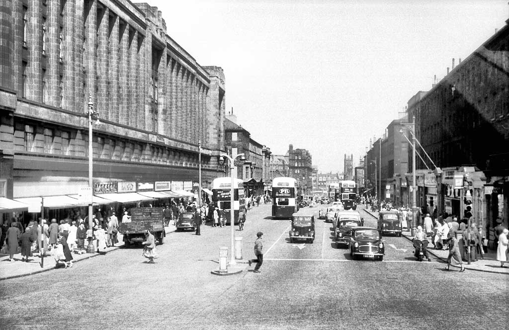 The top of Lothian Road  -  1959