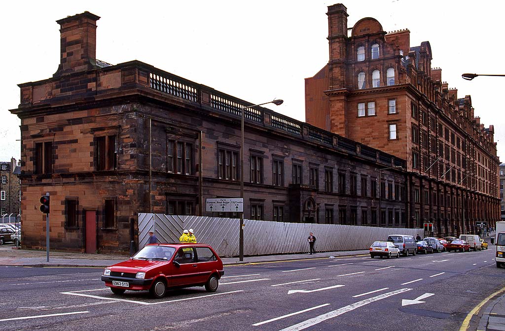 Lothian Road -  Railway buildings and Caledonian Hotel