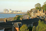 View along Lower Granton Road towards Leith Harbour