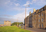 Nos 1-12 Lower Granton Road  -  Looking to the east towards Trinity Road