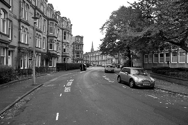 Mardale Crescent, Looking towards Holy Corner, Morningside, Edinburghd  -   Photo taken October 15, 2010
