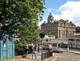 Police Box near the foot of Market Street, at the SE corner of Princes Street Gardens  -  2008