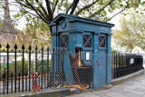 Police Box near the foot of Market Street, at the SE corner of Princes Street Gardens  -  2008