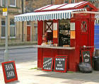 Police Box converted to a snack bar at the corner of Morningside Road and Springvalley Gardens - June 2006