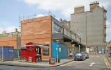 Police Box converted to a snack bar at the corner of Morningside Road and Springvalley Gardens - June 2006