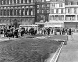 Installing the Electric Blanket beneath the road surface at the Mound, 1955