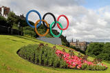 Olympic Rings on The Mound  -  July 2012