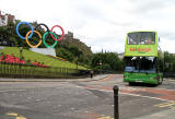 Olympic Rings on The Mound  -  July 2012