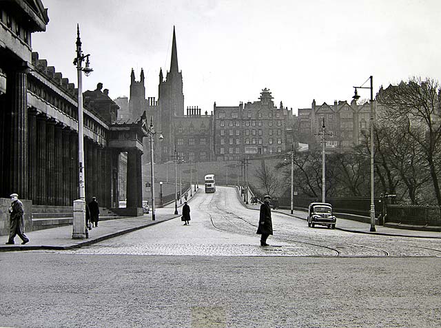 Looking up the Mound  -  late-1950s?