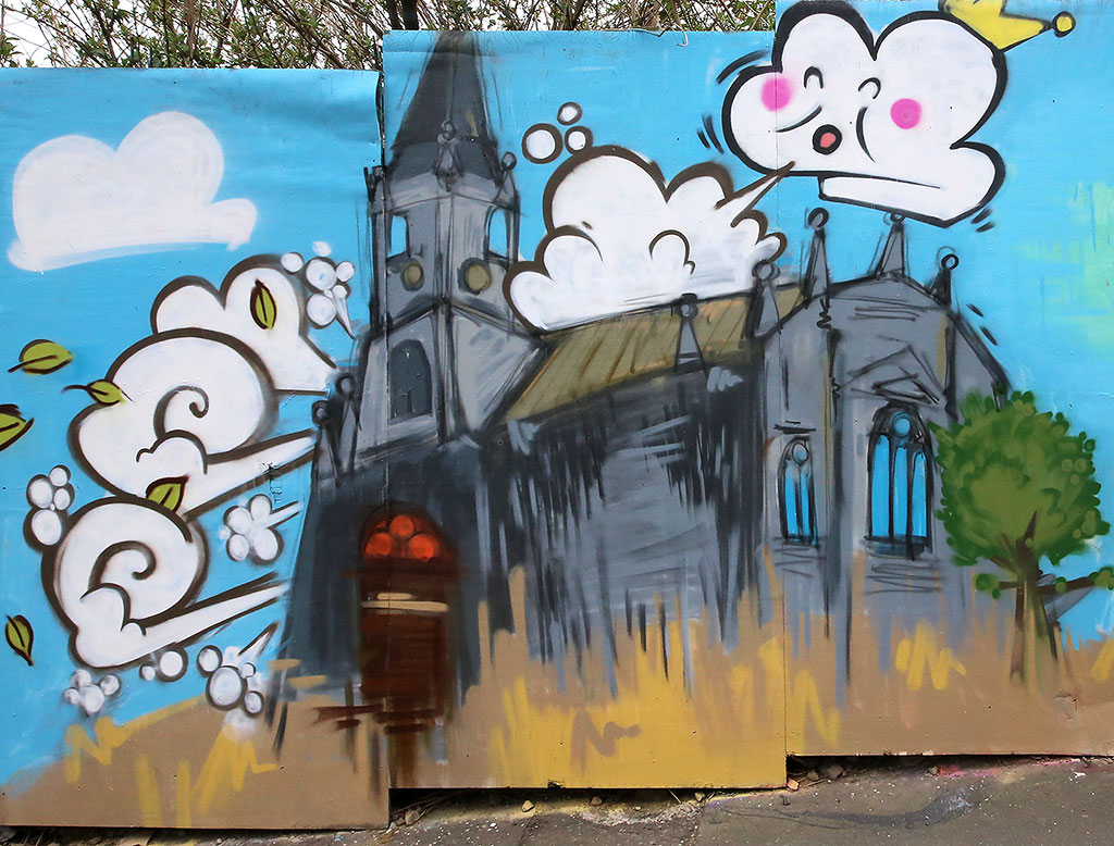 Street Art and Graffiti, New Street, Edinburgh - May 2013
