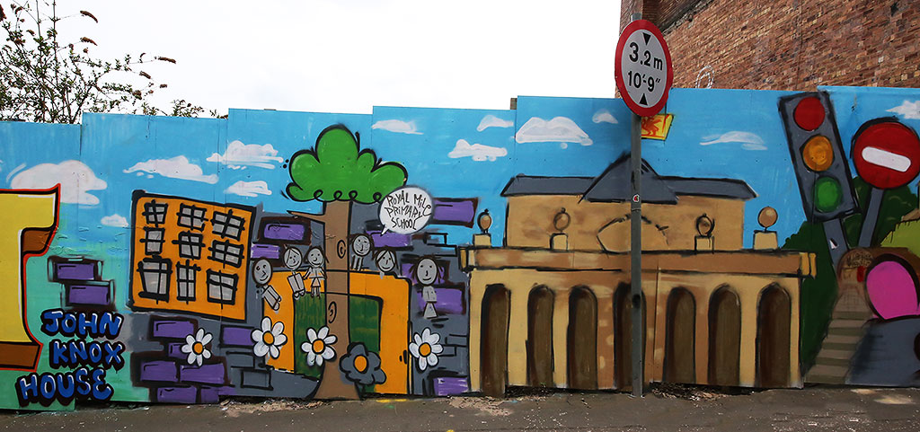 Street Art and Graffiti, New Street, Edinburgh - May 2013
