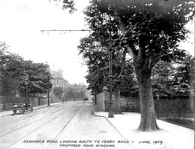 Newhaven Road  -  Proposed Road Widening, 1909