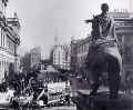 The North Bridge - and Duke of Wellington Statue  -  by JCH Balmain