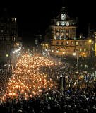 Torchlight Procession to Calton Hill, Edinburgh  -  December 30, 2012