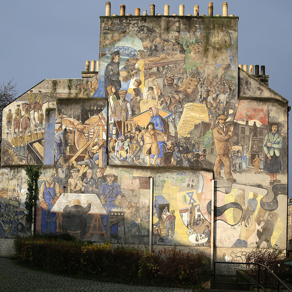 Mural, North Junction Street, Leith, November 2014
