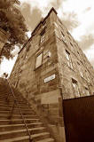 Half way down Patrick Geddes Steps (Castle Wynd South)  -  looking SE